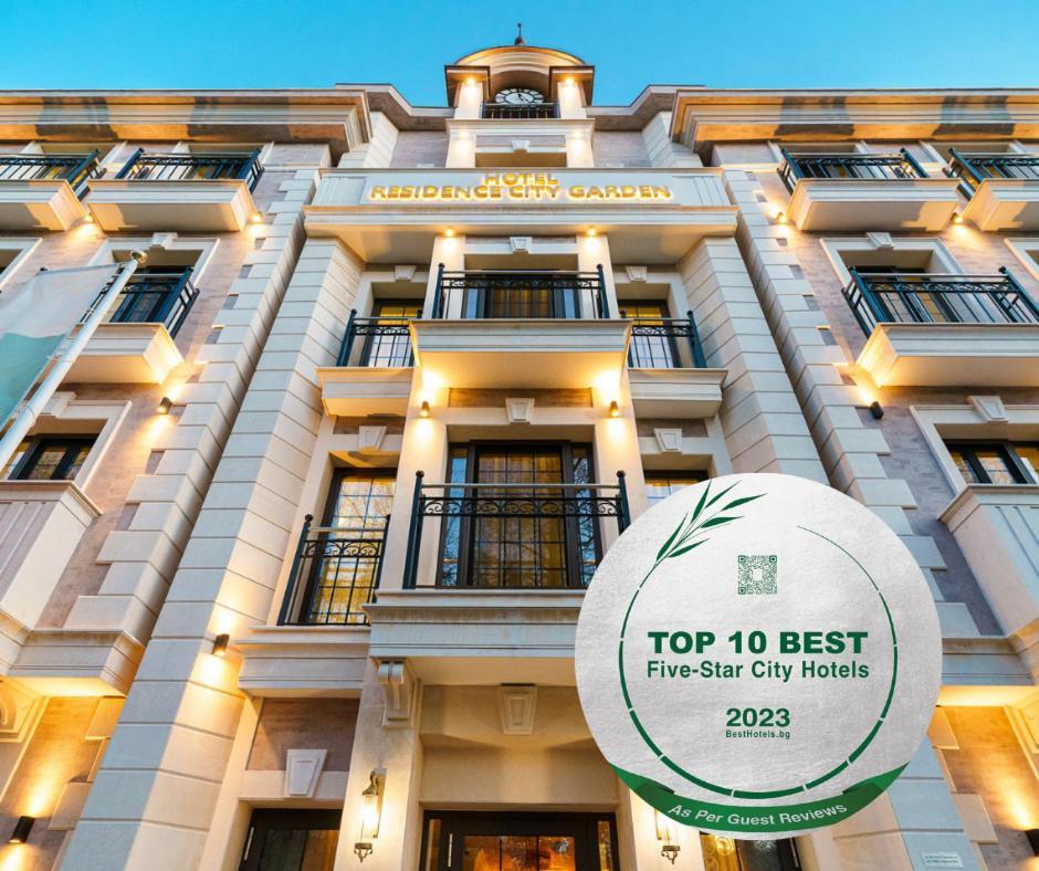 Residence City Garden - Certificate Of Excellence Top 10 Best Five-Stars City Hotels For 2024 Awarded By Htif Пловдив Екстер'єр фото